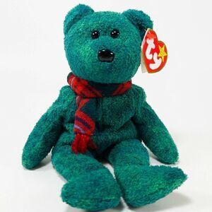 RETIRED Ty Beanie Baby WALLACE BEAR ERRORS With Tags RARE
